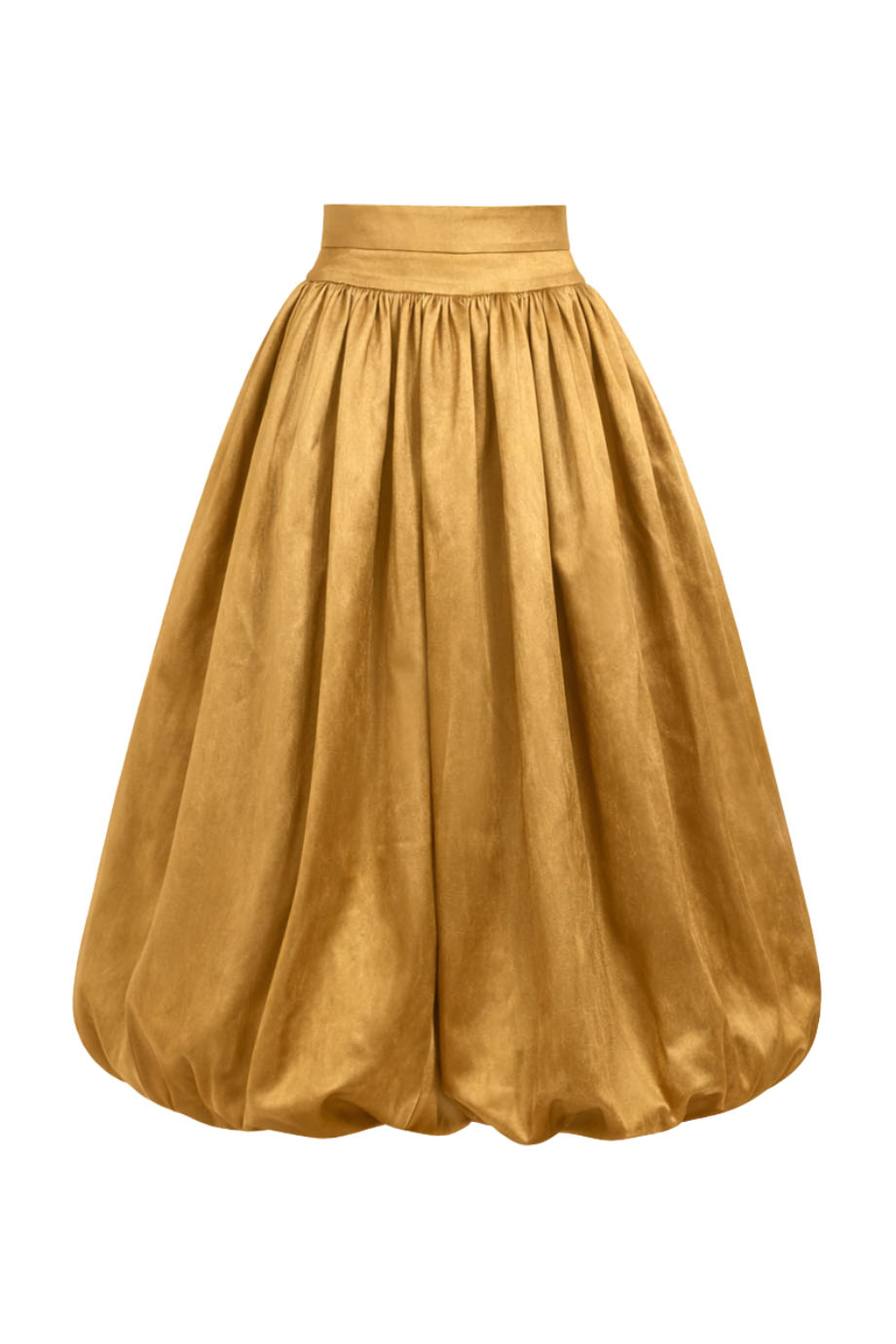 Юбка-миди на широком поясе