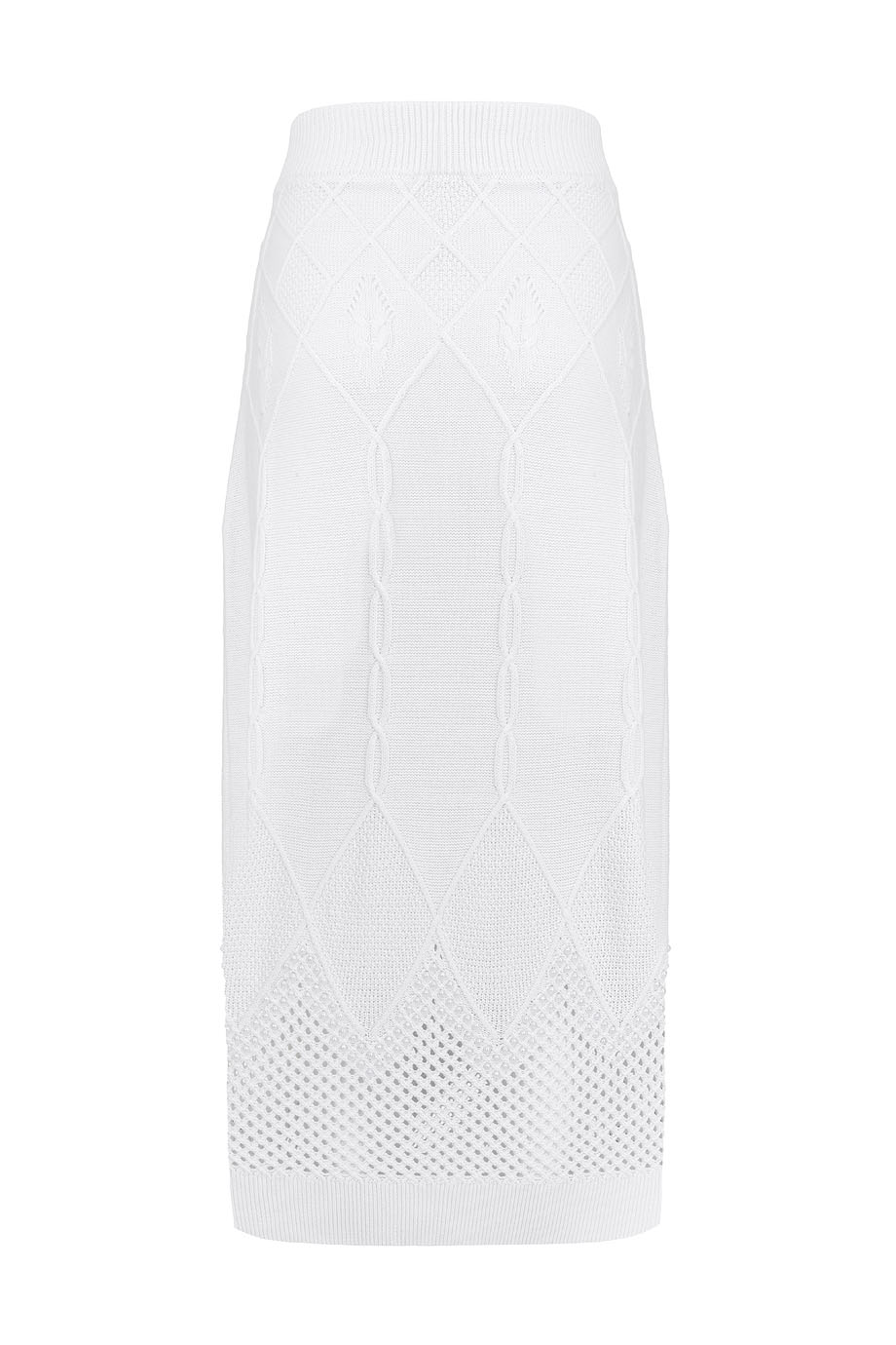 Костюм вязаный с юбкой