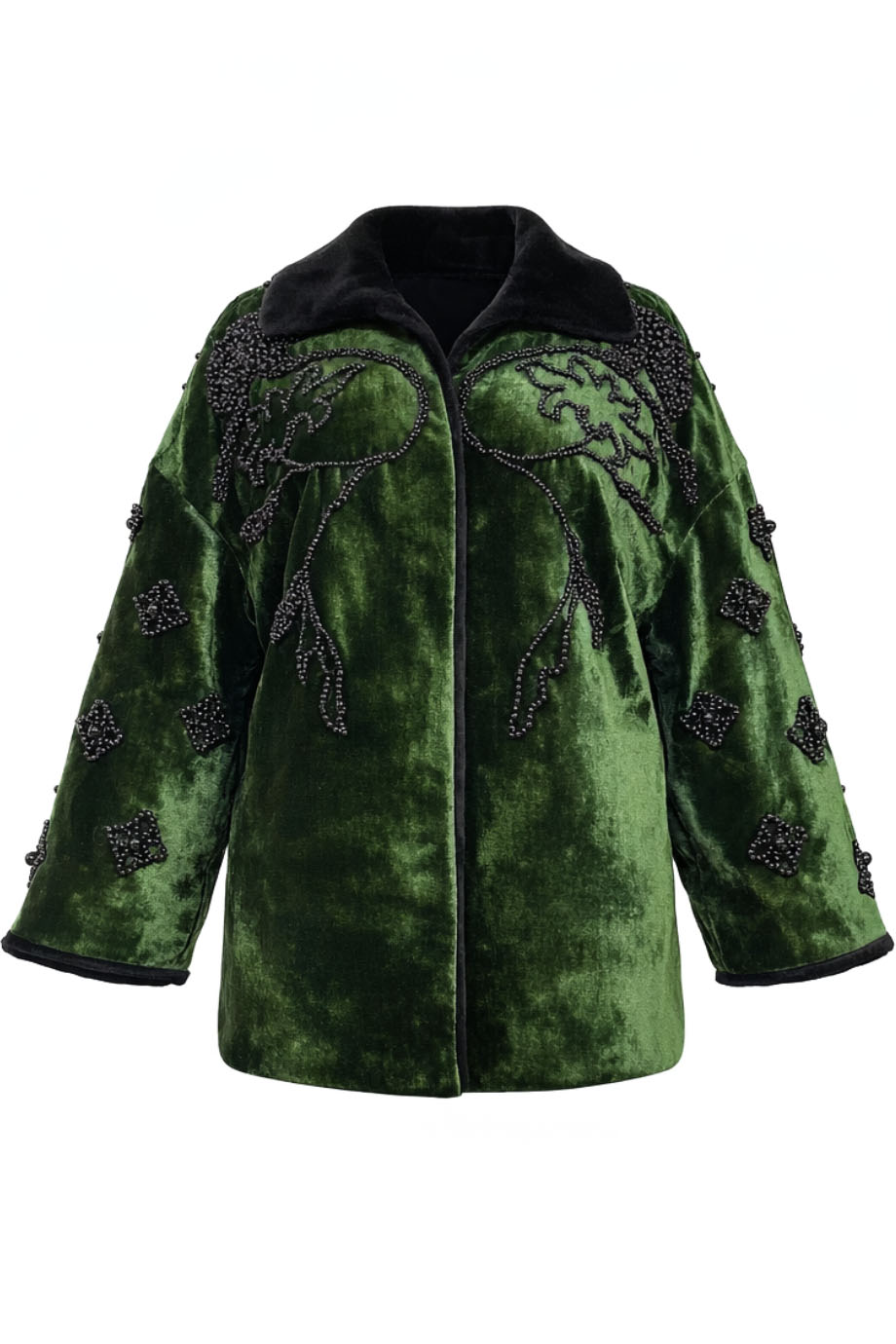 Куртка свободного прямого силуэта