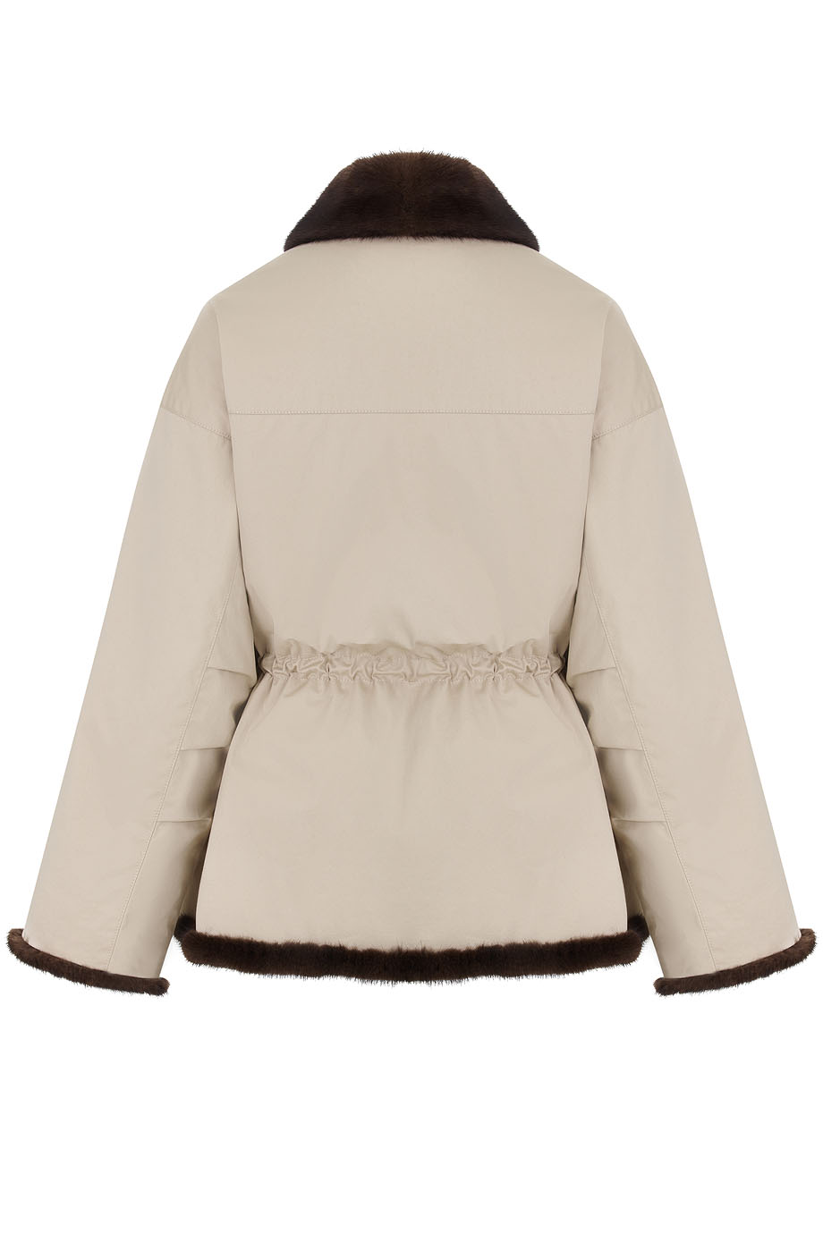 Куртка-парка на норковом мехе