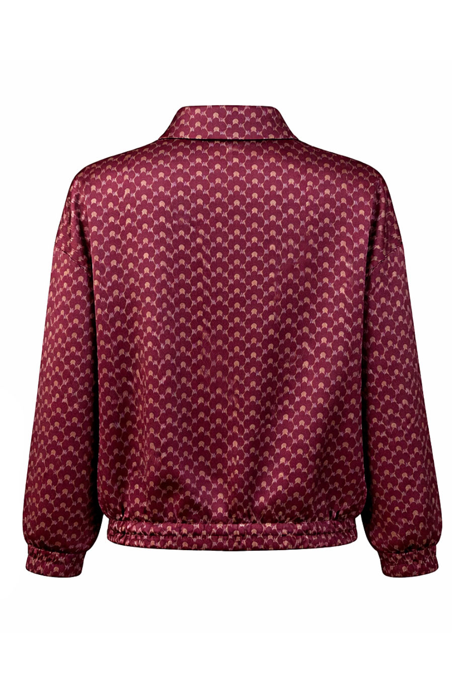 Куртка-бомбер прямого силуэта