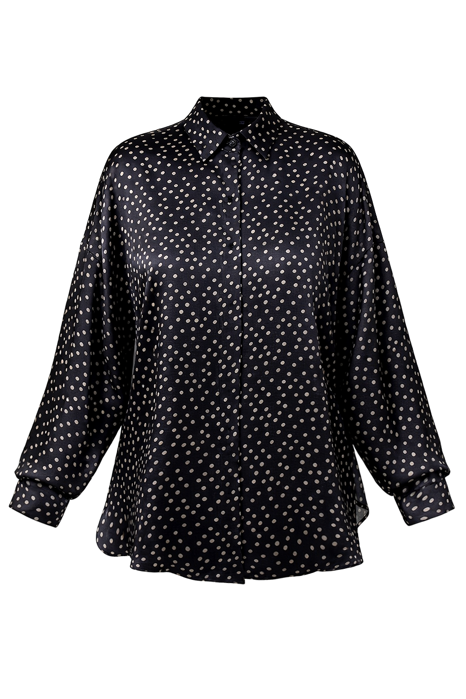 Блуза прямого свбодного силуэта