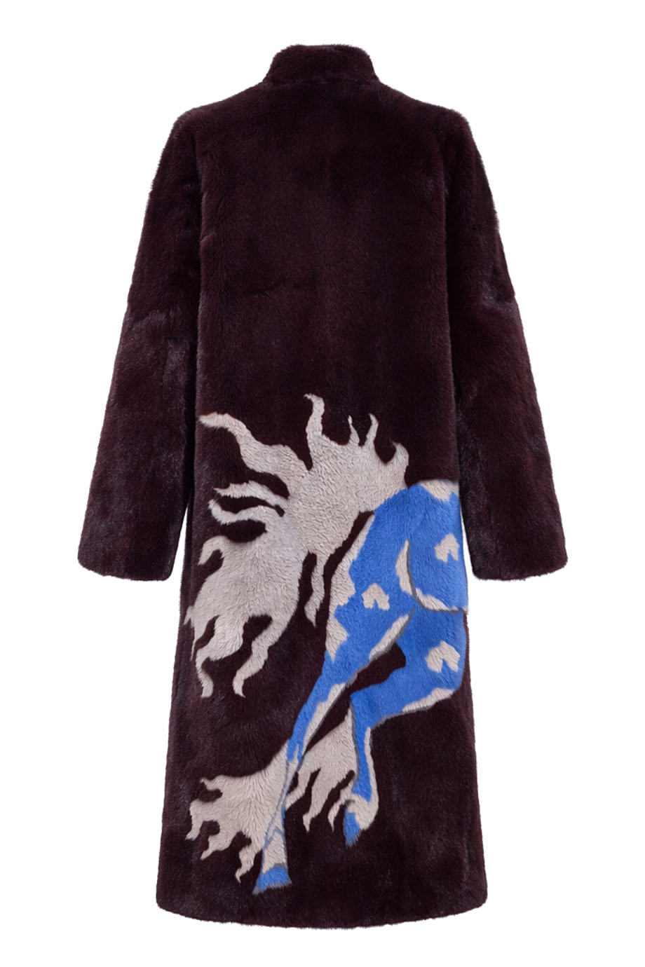 Пальто из натурального меха норки