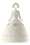 Платье с кринолином 3D